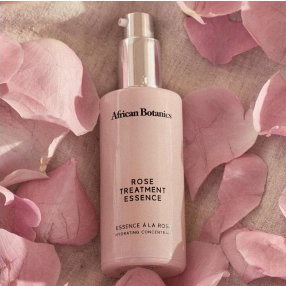 African Botanics Rose Treatment Essence Toner Hydrating Full Size 1.7 oz…